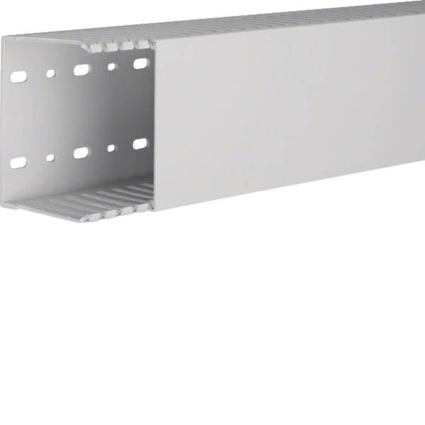 HAGER BOCCHIOTTI - TD-HF 100X75 LG Canaletta per cablaggio HF modulo 12,5 feritoia 5 GRIGIO CHIARO