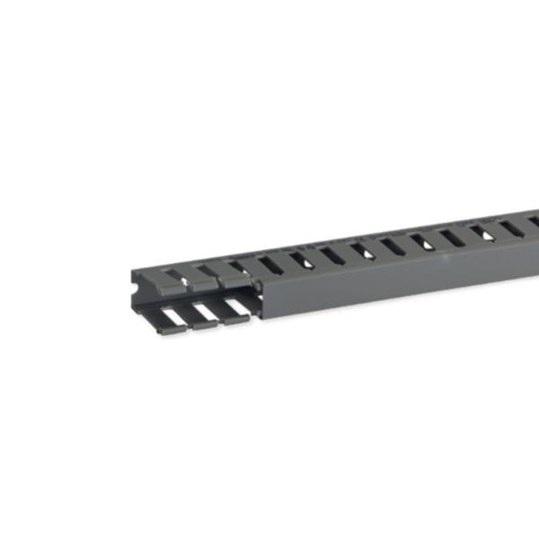 HAGER BOCCHIOTTI - T1 15x30 G Canaletta per cablaggio modulo 12,5 feritoia 5 GRIGIO