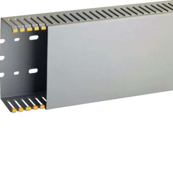 HAGER BOCCHIOTTI - T1-EN 120x60 G Canaletta con coestruso morbido modulo 10 feritoia 4 GRIGIO