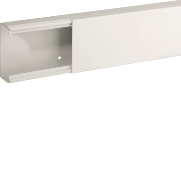 HAGER BOCCHIOTTI - TA-EN 80x40 W Canale porta cavi a base piana BIANCO
