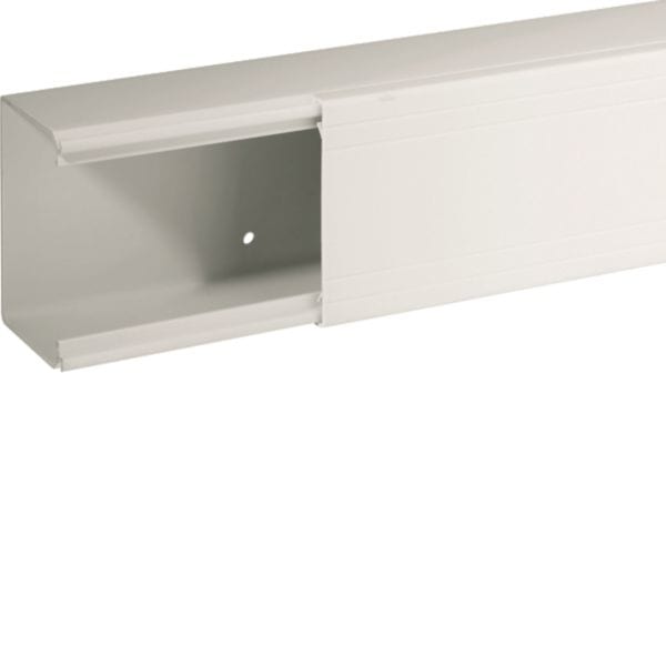 HAGER BOCCHIOTTI - TA-EN 80x60 W Canale porta cavi a base piana BIANCO