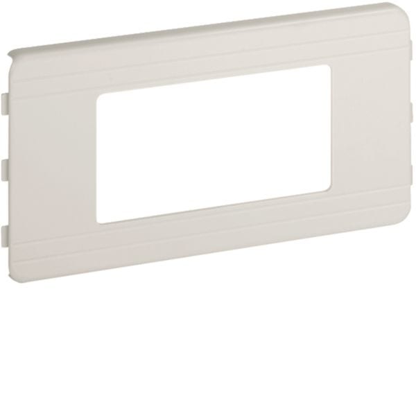 HAGER BOCCHIOTTI - CSA-4N 100 W Coperchio di protezione 4 moduli per canale TA-N BIANCO