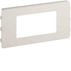 HAGER BOCCHIOTTI - CSA-4N 100 W Coperchio di protezione 4 moduli per canale TA-N BIANCO