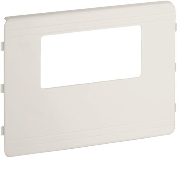 HAGER BOCCHIOTTI - CSA-4N 150 D W Coperchio di protezione 4 mod disassato per canale TA-N BIANCO