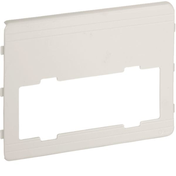 HAGER BOCCHIOTTI - CSA-6N 150 D W Coperchio di protezione 6 mod disassato per canale TA-N BIANCO
