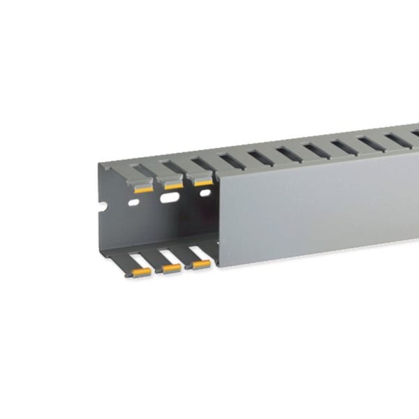 HAGER BOCCHIOTTI - T1-N 60x60 G Canaletta con coestruso morbido modulo 20 feritoia 8 GRIGIO