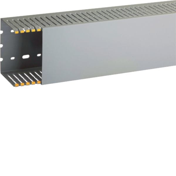 HAGER BOCCHIOTTI - T1-EN 100x80 G Canaletta con coestruso morbido modulo 10 feritoia 4 GRIGIO