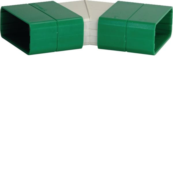 HAGER BOCCHIOTTI - MC45 75x30 Curva piana per canale Metrò Fast BIANCO