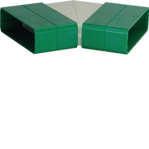 HAGER BOCCHIOTTI - MC45 110x30 Curva piana per canale Metrò Fast BIANCO