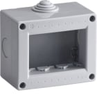 HAGER BOCCHIOTTI - BOX IP40 03 OR GRI Contenitore orizzontale per parti attive Pepita GRIGIO