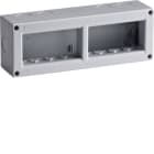 HAGER BOCCHIOTTI - BOX IP40 08 OR GRI Contenitore orizzontale per parti attive Pepita GRIGIO