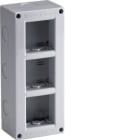 HAGER BOCCHIOTTI - BOX IP40 06 VR GRI Contenitore verticale per parti attive Pepita GRIGIO