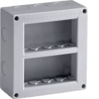 HAGER BOCCHIOTTI - BOX IP40 08 VR GRI Contenitore verticale per parti attive Pepita GRIGIO