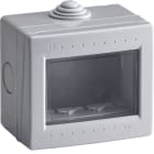 HAGER BOCCHIOTTI - BOX IP55 03 OR GRI Contenitore orizzontale per parti attive Pepita GRIGIO