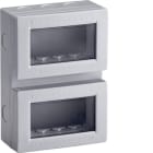 HAGER BOCCHIOTTI - BOX IP55 08 VR GRI Contenitore verticale per parti attive Pepita GRIGIO