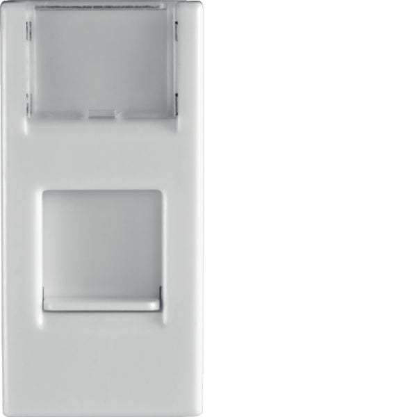 HAGER BOCCHIOTTI - ADATT. RJ45 AMP WT Adattatore per connettori RJ45 Pepita BIANCO