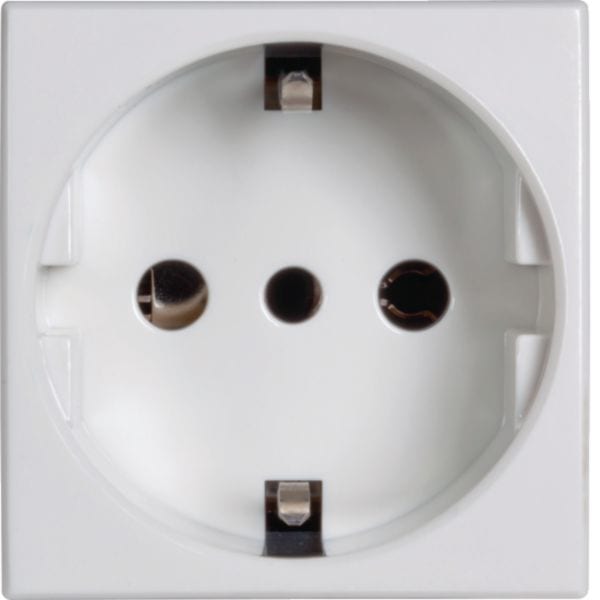 HAGER BOCCHIOTTI - PRS SCHUKO 2P+T 16A WT Presa schuko Pepita BIANCO