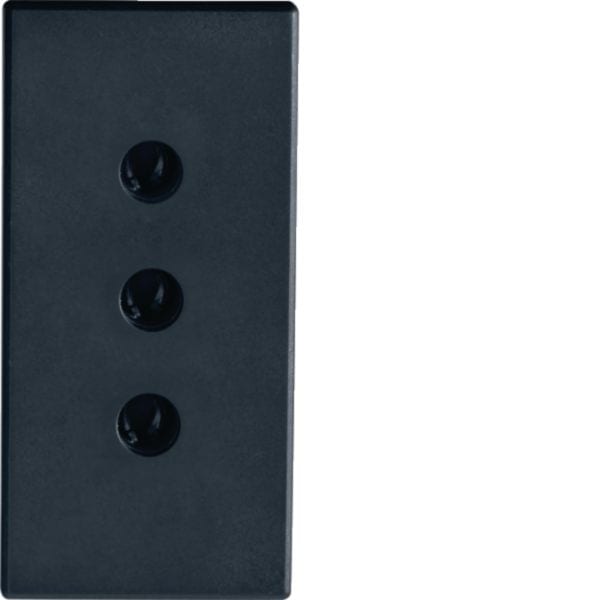 HAGER BOCCHIOTTI - PRS 2P+T 10A BK Prese standard italiano Pepita NERO