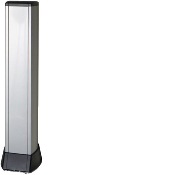 HAGER BOCCHIOTTI - BIS 1500 AO Colonna bifacciale in alluminio porta apparecchi ALLUMINIO OPACO