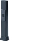 HAGER BOCCHIOTTI - BIS 1500 NR Colonna bifacciale in alluminio porta apparecchi NERO ARDESIA