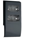 HAGER BOCCHIOTTI - SBA8 A Scatola porta apparecchi UNIVERSALE 8 moduli linea TBA-Art NERO ARDESIA