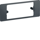 HAGER BOCCHIOTTI - RN 6-4 A Riduzione da 6 a 4 moduli per scatole SBA6 e SBA8 NERO ARDESIA
