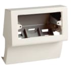 HAGER BOCCHIOTTI - SBNI 4-3 W Scatola porta apparecchi UNIVERSALE per canale TCN BIANCO