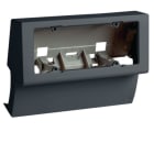 HAGER BOCCHIOTTI - SBNI 6 A Scatola porta apparecchi UNIVERSALE per canale TCN NERO ARDESIA