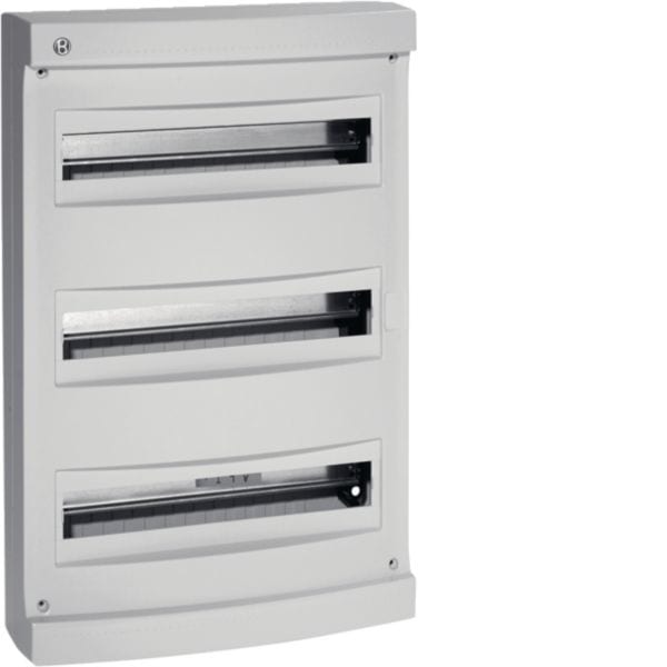 HAGER BOCCHIOTTI - IP40 STD 54 GRI Centralino 54 moduli senza portella Pablo IP40 Standard GRIGIO