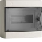 HAGER BOCCHIOTTI - IP40 DSG 08 W Centralino 8 moduli portella fumè Pablo IP40 Design BIANCO