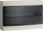 HAGER BOCCHIOTTI - IP40 DSG 18 W Centralino 18 moduli portella fumè Pablo IP40 Design BIANCO