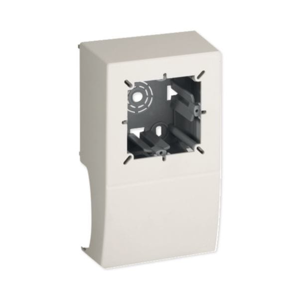 HAGER BOCCHIOTTI - SQCN W Scatola porta apparecchi UNIVERSALE per canale cornice TCN BIANCO