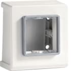 HAGER BOCCHIOTTI - SRCN 2 AP W Scatola porta apparecchi Pepita per canale cornice TCN BIANCO