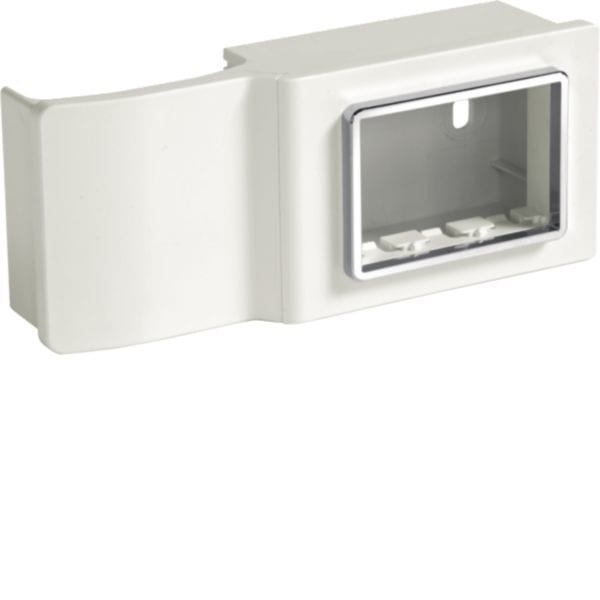 HAGER BOCCHIOTTI - SRCN 3 AP W Scatola porta apparecchi Pepita per canale cornice TCN BIANCO