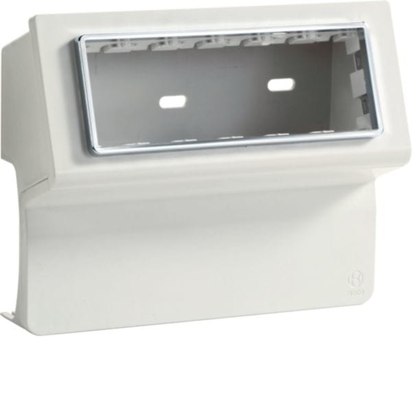 HAGER BOCCHIOTTI - SCN 6 AP W Scatola porta apparecchi Pepita per canale cornice TCN BIANCO