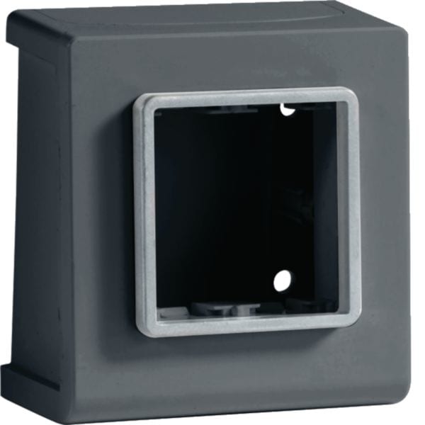 HAGER BOCCHIOTTI - SRCN 2 AP A Scatola porta apparecchi Pepita per canale cornice TCN NERO ARDESIA