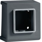 HAGER BOCCHIOTTI - SRCN 2 AP A Scatola porta apparecchi Pepita per canale cornice TCN NERO ARDESIA