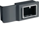HAGER BOCCHIOTTI - SRCN 3 AP A Scatola porta apparecchi Pepita per canale cornice TCN NERO ARDESIA
