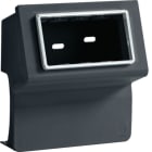 HAGER BOCCHIOTTI - SCN 4 AP A Scatola porta apparecchi Pepita per canale cornice TCN NERO ARDESIA