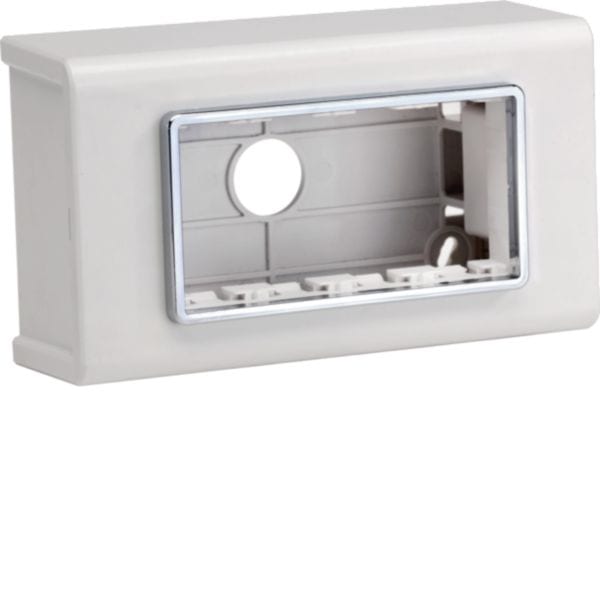 HAGER BOCCHIOTTI - SMN 4 AP W Scatola porta apparecchi autoportante 4 moduli linee TMC/TMU BIANCO