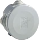 HAGER BOCCHIOTTI - IP44 01 GRI Cassetta di derivazione stagna da parete con passatubi GRIGIO