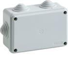 HAGER BOCCHIOTTI - IP55 02 VM Cassetta di derivazione stagna da parete con viti metalliche GRIGIO