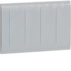 HAGER BOCCHIOTTI - COPRIMOD 4M GRI Coprimoduli per Centralini Pablo e cassette Pico GRIGIO