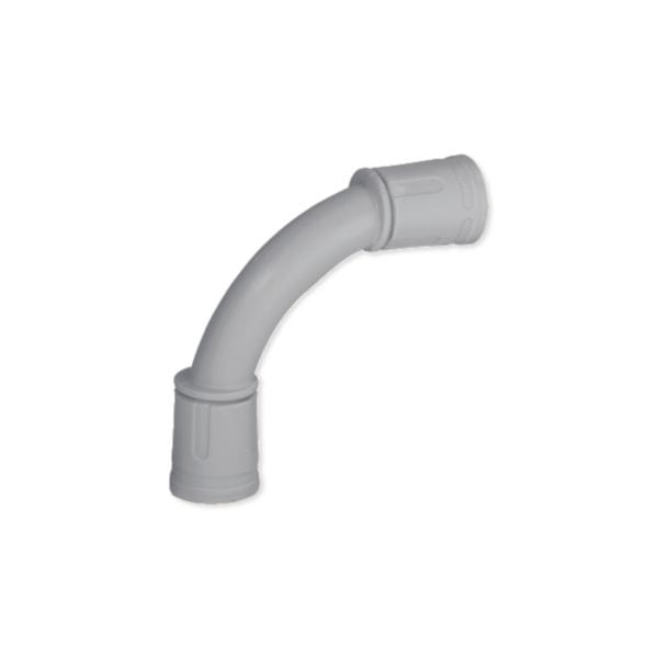 HAGER BOCCHIOTTI - CIRN 25 Curva a 90° ad innesto rapido IP67 Sistema Stop GRIGIO