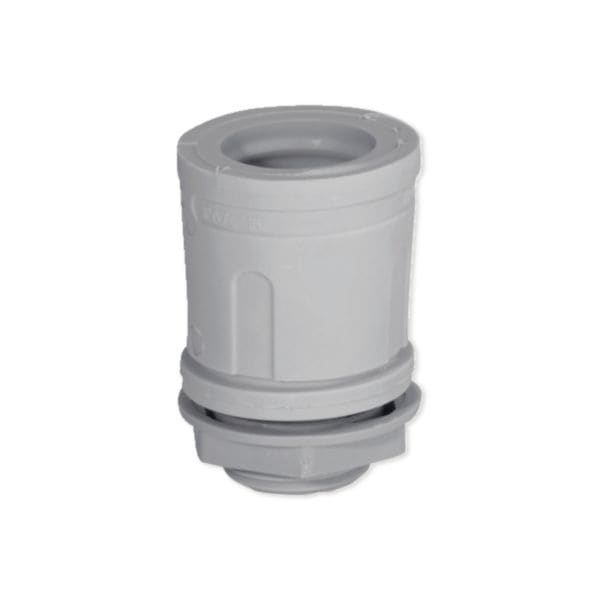 HAGER BOCCHIOTTI - RSTN 25 Raccordo tubo/scatola ad innesto rapido IP67 Sistema Stop GRIGIO