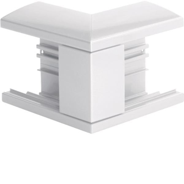 HAGER BOCCHIOTTI - AE-ALU 120x60 WE Angolo esterno per canale ALU-B BIANCO EVEREST