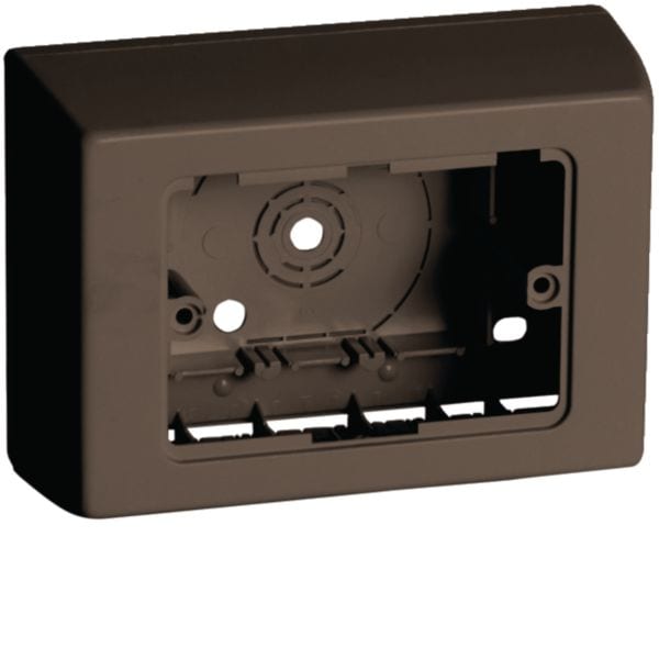 HAGER BOCCHIOTTI - SMN B Scatola porta apparecchi 3 moduli per minicanali TMC/TMU MARRONE
