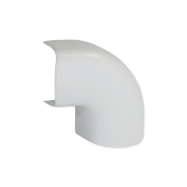 HAGER BOCCHIOTTI - CAP 65x50 WE Angolo piano per canali condizionamento CND BIANCO EVEREST