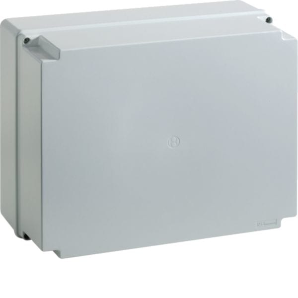 HAGER BOCCHIOTTI - IP56 07 CA VM GWT960 Cassetta derivazione coperchio alto viti metalliche GRIGIO