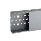 HAGER BOCCHIOTTI - TPD 125x50 G Canaletta con pretranciature laterali Ø 18mm e Ø 23mm GRIGIO